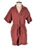 Madewell 100% Cotton Burgundy Romper Size XS - photo 1