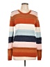 Market and Spruce Stripes Orange Pullover Sweater Size L - photo 1