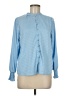 Fever Blue Long Sleeve Blouse Size M (petite) - photo 1