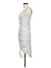 Shein Paisley Silver Cocktail Dress Size M - photo 5