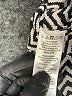 French Connection 100% Polyester Chevron-herringbone Gray 3/4 Sleeve Blouse Size 0 - photo 8