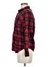 Forever 21 100% Cotton Plaid Red Long Sleeve Button-Down Shirt Size M - photo 5