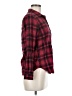 Forever 21 100% Cotton Plaid Red Long Sleeve Button-Down Shirt Size M - photo 4