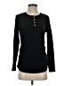 Unbranded Black Long Sleeve Henley Size S - photo 1