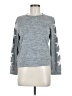 Boohoo Stars Gray Pullover Sweater Size M - photo 1
