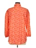 Unbranded 100% Polyester Paisley Orange 3/4 Sleeve Blouse Size M - photo 2