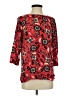 J.Jill 100% Rayon Red 3/4 Sleeve Blouse Size XS - photo 1