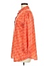 Unbranded 100% Polyester Paisley Orange 3/4 Sleeve Blouse Size M - photo 5