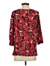 J.Jill 100% Rayon Red 3/4 Sleeve Blouse Size XS - photo 2