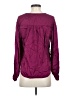 Bella Dahl Purple Long Sleeve Blouse Size S - photo 2