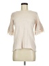 Two Bees Cashmere Tan Short Sleeve Top Size M - photo 1