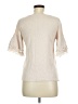 Two Bees Cashmere Tan Short Sleeve Top Size M - photo 2