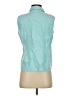 Richard Malcolm Teal Sleeveless Button-Down Shirt Size S (estimated) - photo 2