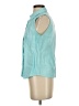 Richard Malcolm Teal Sleeveless Button-Down Shirt Size S (estimated) - photo 5
