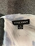 Style Envy Silver Sleeveless Button-Down Shirt Size L - photo 7