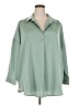 Assorted Brands 100% Polyester Green 3/4 Sleeve Blouse Size 3X (estimated) - photo 1