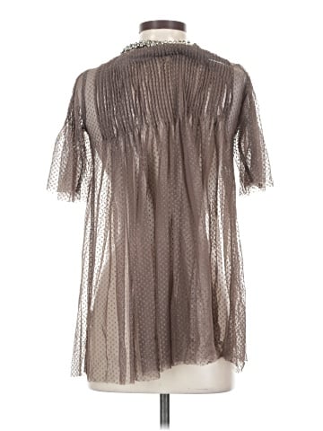 Hemant & Nandita Short Sleeve Blouse (view 2)