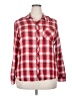 Universal Thread 100% Rayon Plaid Red Long Sleeve Button-Down Shirt Size XXL - photo 1