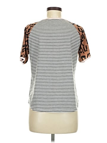 Tickled Teal Short Sleeve Top (view 2)