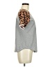 Tickled Teal Animal Print Ivory Short Sleeve Top Size M - photo 4