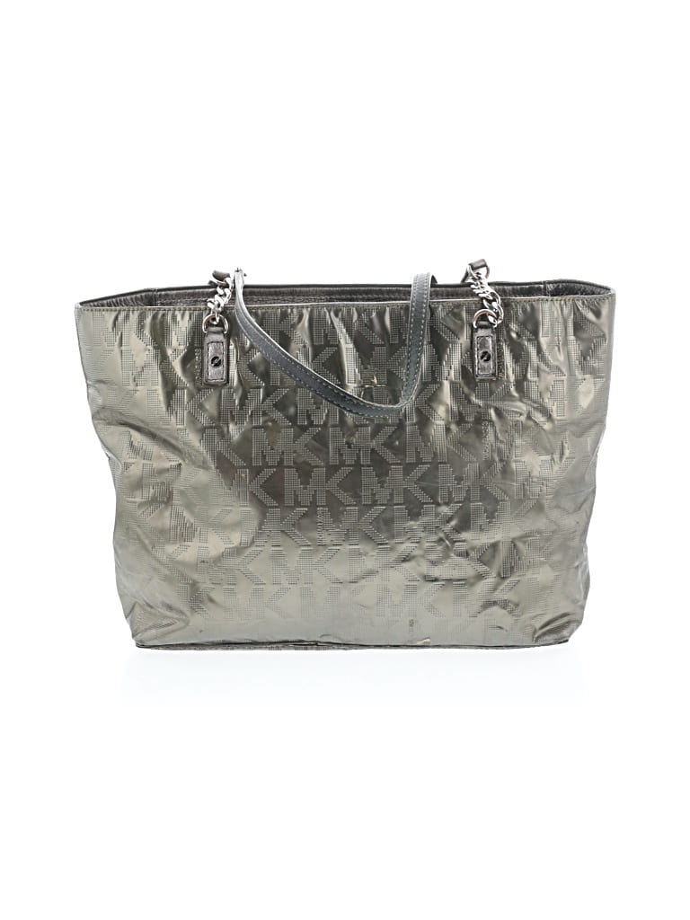 Pre-owned Michael Michael Kors Tote Bag In Gray