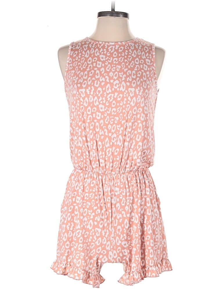 Pre-owned Honey Punch Romper In Orange