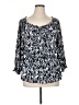 Alfani Blue 3/4 Sleeve Blouse Size XL (estimated) - photo 1