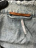Free People 100% Cotton Blue Gray Denim Jacket Size XS - photo 6