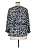 Alfani Blue 3/4 Sleeve Blouse Size XL (estimated) - photo 2