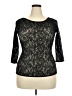 Cache Black 3/4 Sleeve Top One size - photo 1
