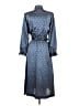 Talbots 100% Polyester Argyle Blue Casual Dress Size 4 (petite) - photo 2
