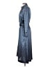 Talbots 100% Polyester Argyle Blue Casual Dress Size 4 (petite) - photo 5