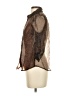 Forever 21 100% Polyester Animal Print Brown 3/4 Sleeve Blouse Size S - photo 5