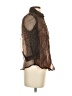 Forever 21 100% Polyester Animal Print Brown 3/4 Sleeve Blouse Size S - photo 4