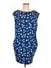 Weston Graphic Blue Casual Dress Size M - photo 1