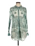 Calypso St. Barth Paisley Teal Long Sleeve Blouse Size Sm (0) - photo 1