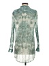 Calypso St. Barth Paisley Teal Long Sleeve Blouse Size Sm (0) - photo 2