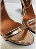Miu Miu 100% Leather Gold Pink Sandals Size EU 35 - photo 3