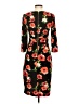 Bisou Bisou Floral Black Casual Dress Size 4 - photo 2