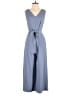 Everlane 100% Triacetate Solid Blue Jumpsuit Size 2 - photo 1
