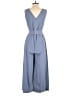 Everlane 100% Triacetate Solid Blue Jumpsuit Size 2 - photo 2