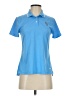 Nike 100% Polyester Blue Short Sleeve Polo Size S - photo 1