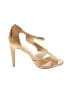 Saks Fifth Avenue 100% Leather Tan Heels Size 9 1/2 - photo 1