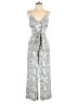 L'Agence 100% Polyester Paisley Gray Jumpsuit Size XL (4) - photo 1