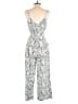 L'Agence 100% Polyester Paisley Gray Jumpsuit Size XL (4) - photo 2