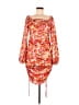 Shein Paisley Red Cocktail Dress Size 6 - photo 1