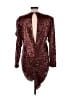 retrofête 100% Polyester Burgundy Cocktail Dress Size XL - photo 2