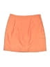IZOD 100% Polyester Solid Orange Casual Skirt Size 8 - photo 1