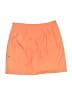IZOD 100% Polyester Solid Orange Casual Skirt Size 8 - photo 2