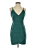 About Us Solid Teal Cocktail Dress Size S - photo 1